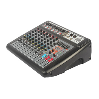 Popular portable RDA-800 mixer with power amplifier 6 channel low noise design